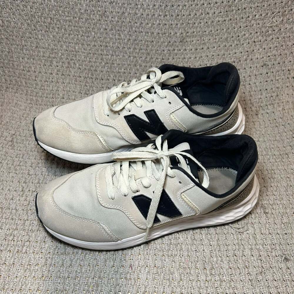 New Balance Fresh Foam X-70 Sneakers Off White Black Leopard, Size 10 Men’s